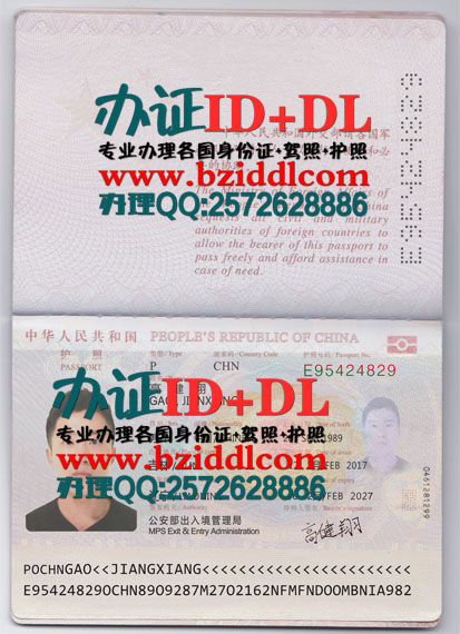 办中国新版护照,Chinese passport,出售中国新版护照照片,出售真实中国手持护照。