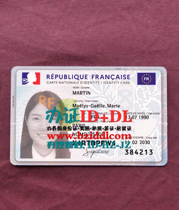 办法国最新身份证2021-至今版本,The latest ID card in France 2021-to this day