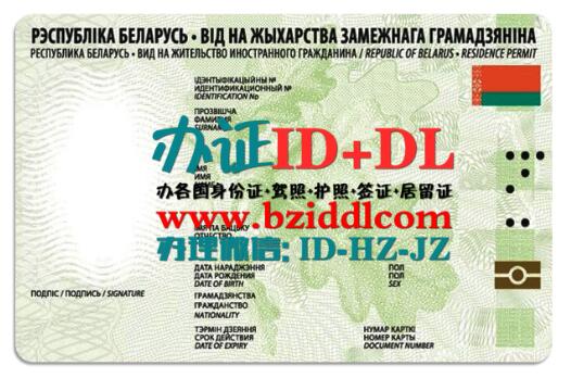 办白俄罗斯共和国的外国公民生物识别居留许可证,Foreign Citizen Biometric Residence P