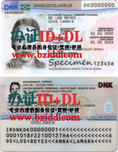如何办理丹麦居留卡,办丹麦高仿居留卡,办丹麦带芯片居留卡