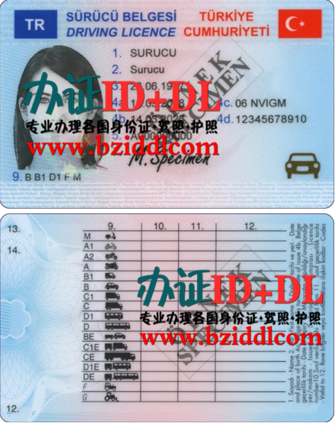 哪里能办土耳其驾照,办土耳其高仿驾照,办土耳其驾驶证