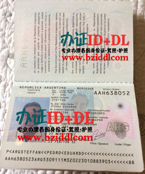 办阿根廷护照需要什么资料,办阿根廷带芯片护照,办阿根廷高仿护照