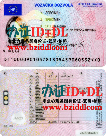 办克罗地亚驾照需要什么资料,办克罗地亚新版驾照,办克罗地亚驾驶证