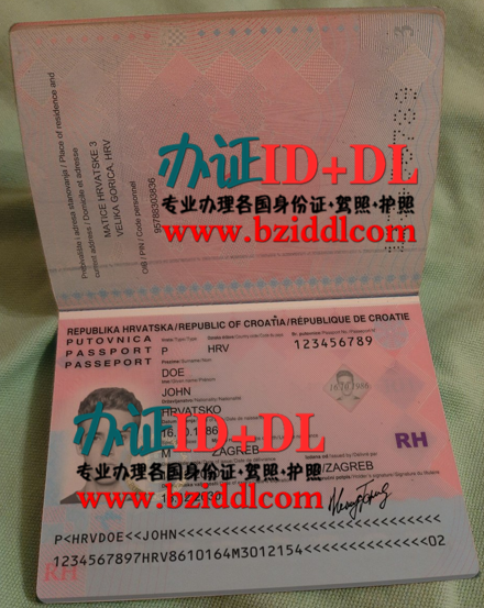 办克罗地亚护照需要什么资料,办克罗地亚护照,办克罗地亚高仿护照